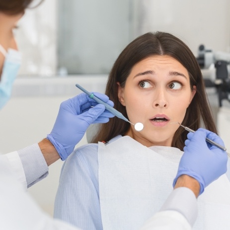 Fearful patient in need of sedation dentistry