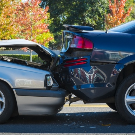 Car accident that caused traumatic dental injuries